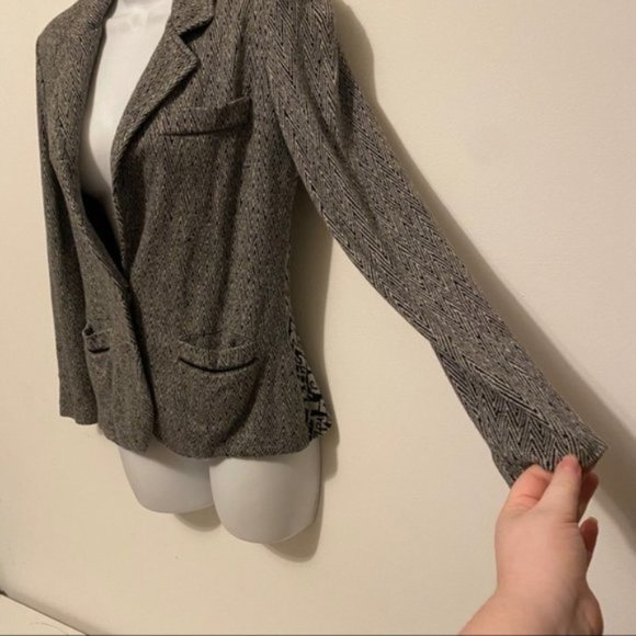 🎈4 for $40🎈TART Stitch Fix Blithe Chevron knit blazer Size XS - Picture 6 of 10